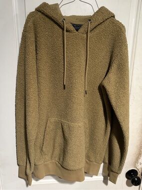 No Boundaries Tan Sherpa Hoodie